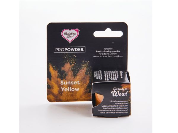 Rainbow Dust Powder Color Sunset Yellow 3.5g