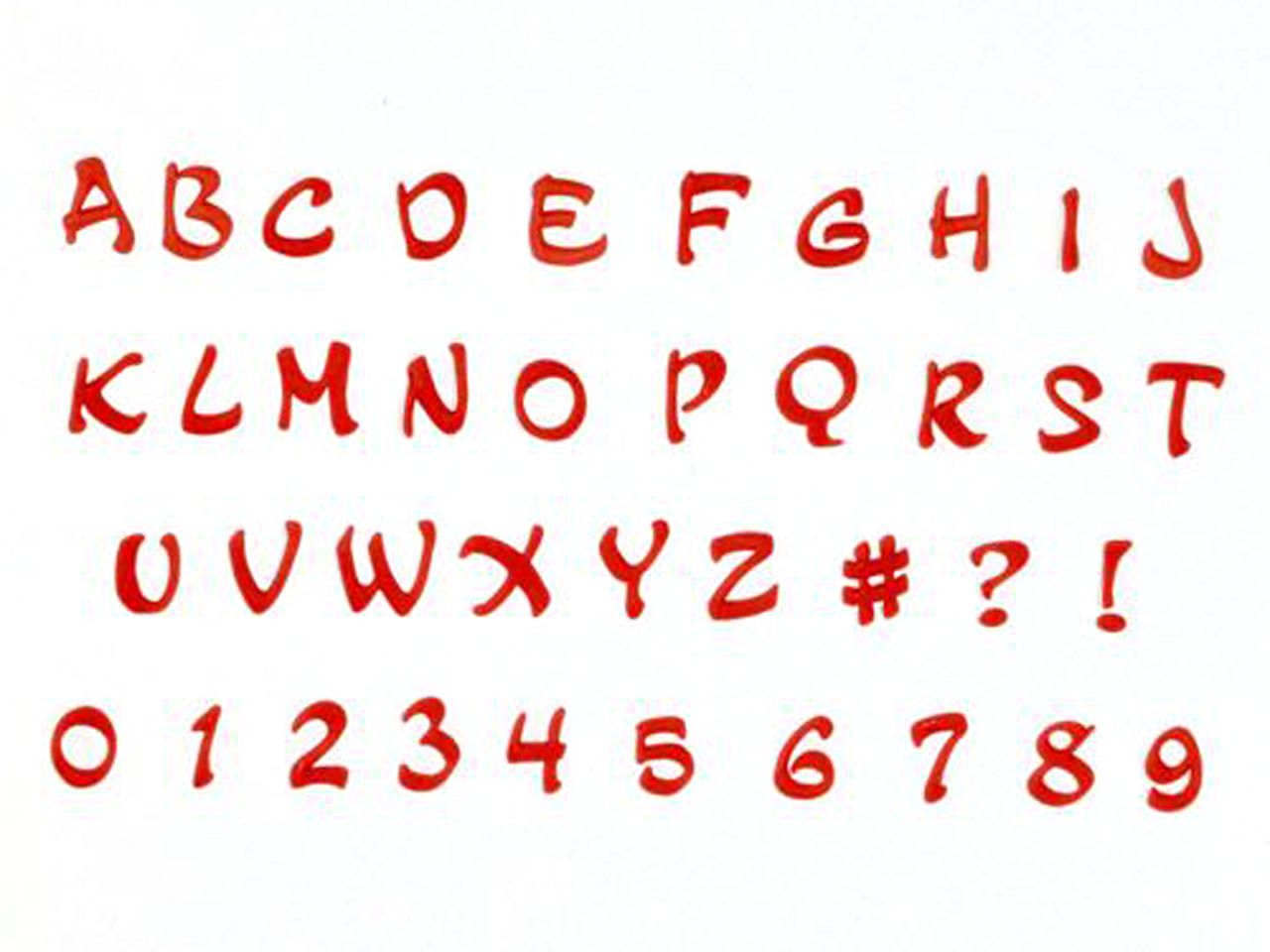 FMM Cookie Cutters Capital Letters Magical Capital Letters