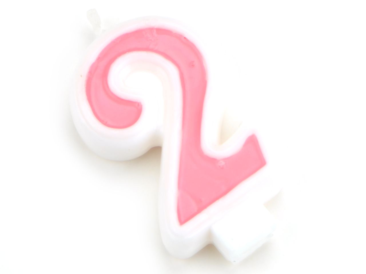 Pati-Versand pink number candle 2