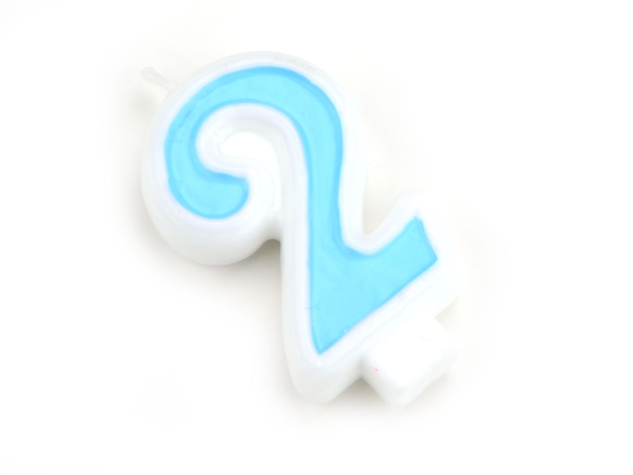 Pati-Versand number candle blue 2