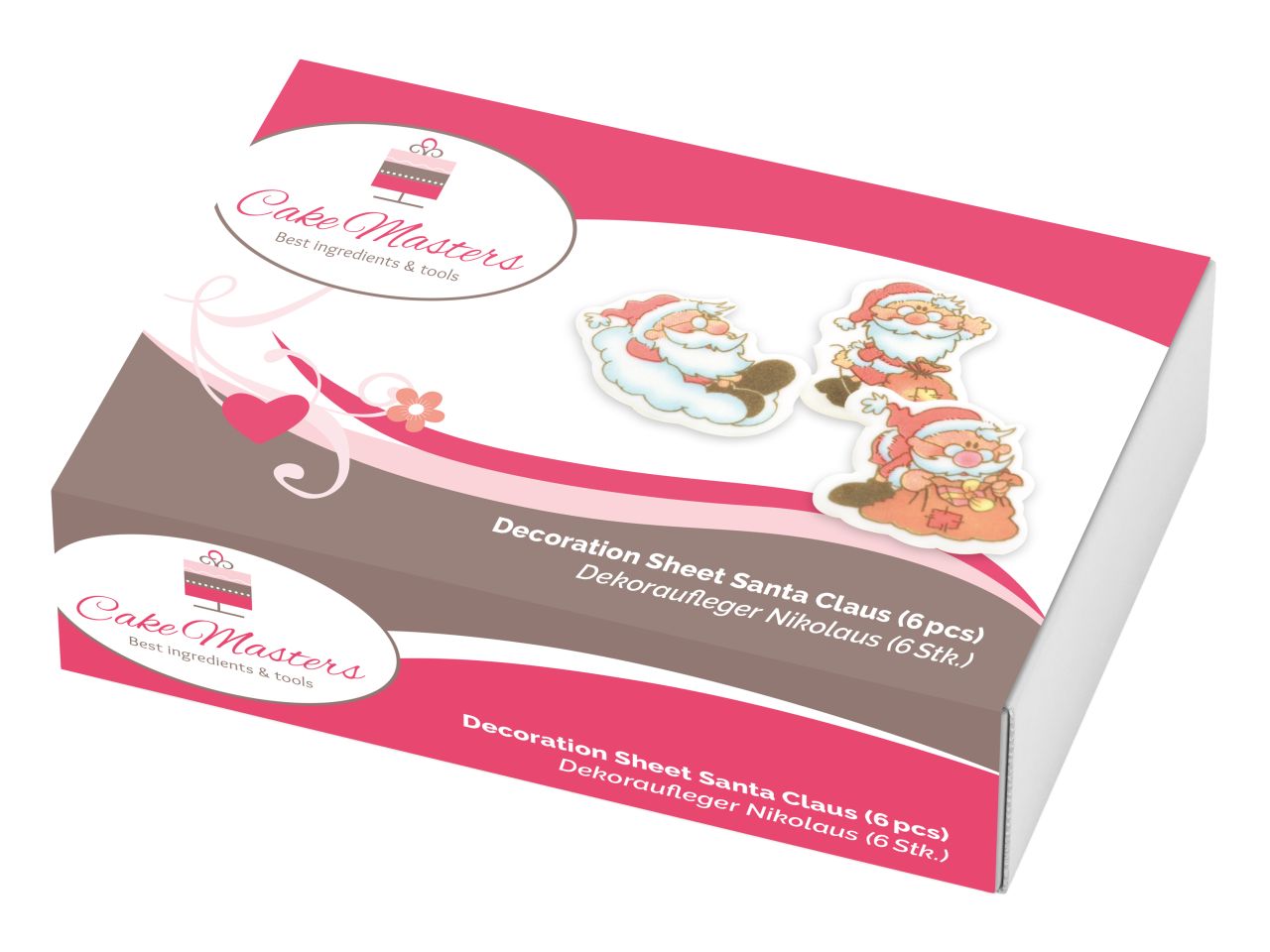 Cake-Masters Dekoraufleger Nikolaus 6 Stück
