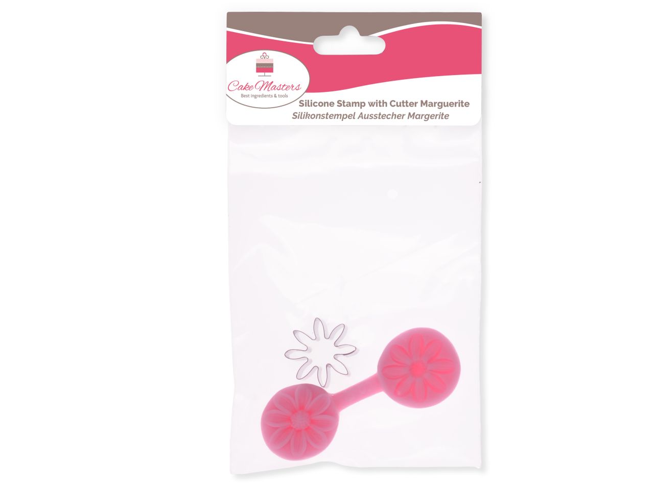 Cake-Masters silicone stamp with daisy cutter