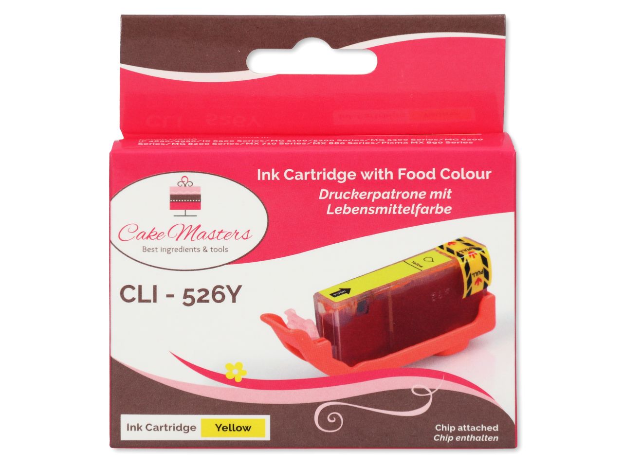 Cake-Masters Patrone gelb CLI-526Y