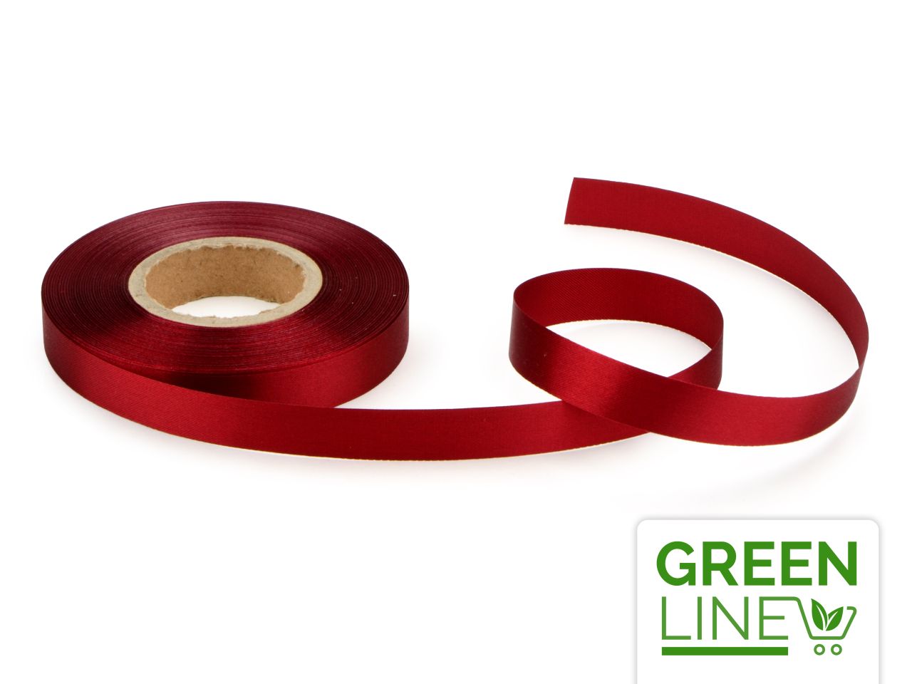 Cake-Masters Satinband bordeaux 14mm, 30 Meter GREENLINE