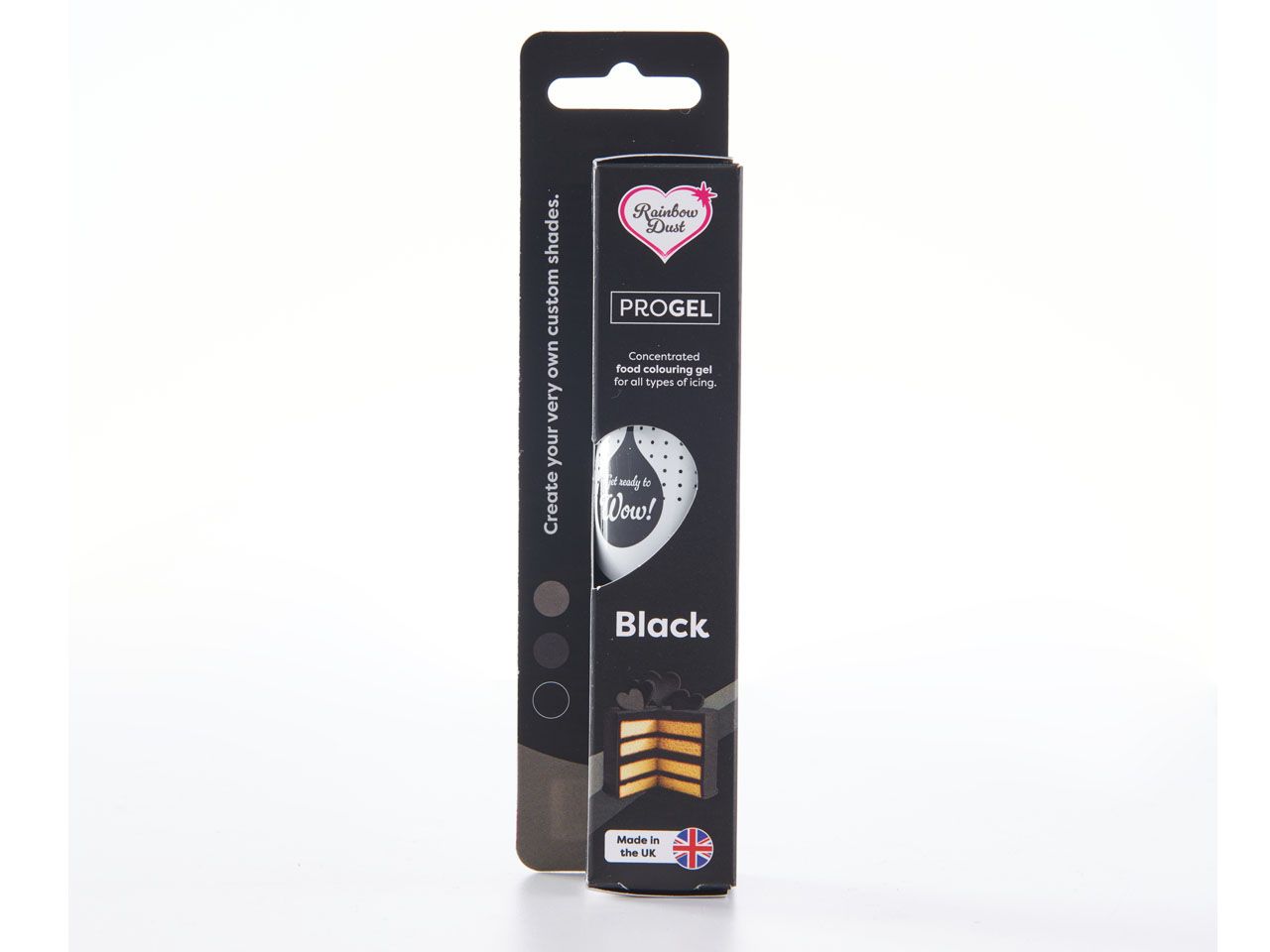 Rainbow Dust Food Coloring ProGel Black 25g