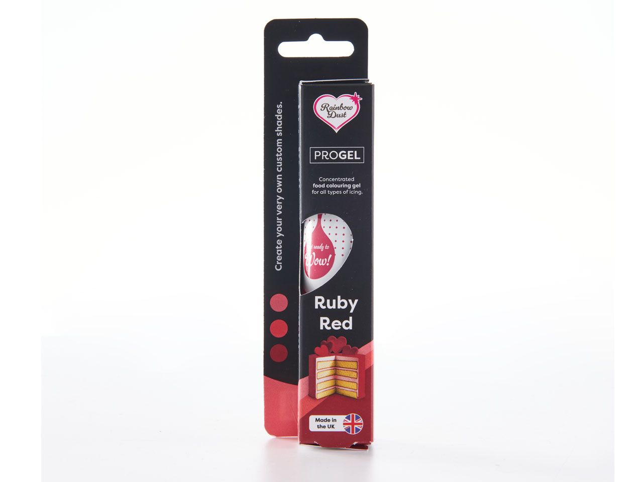 Rainbow Dust Lebensmittelfarbe ProGel Ruby 25g