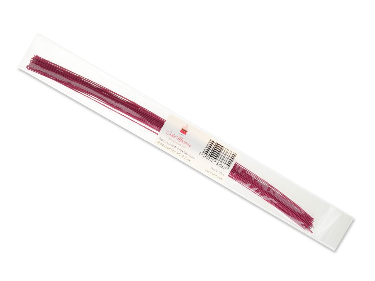 Cake-Masters Floral Wire Pink 24G 50 Pieces