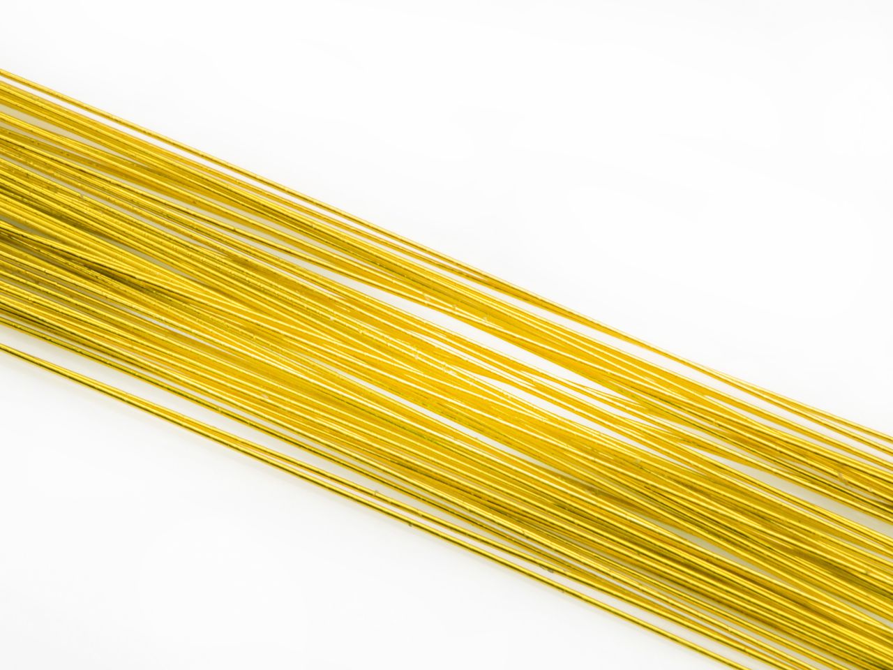 Cake-Masters Floral Wire Metallic Gold 24G 50 Pieces