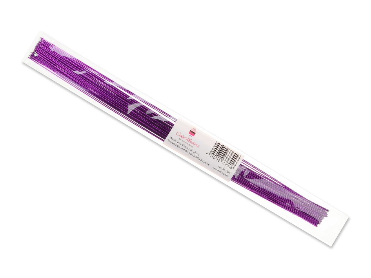 Cake-Masters Floral Wire Metallic Violet 20G 50 Pieces