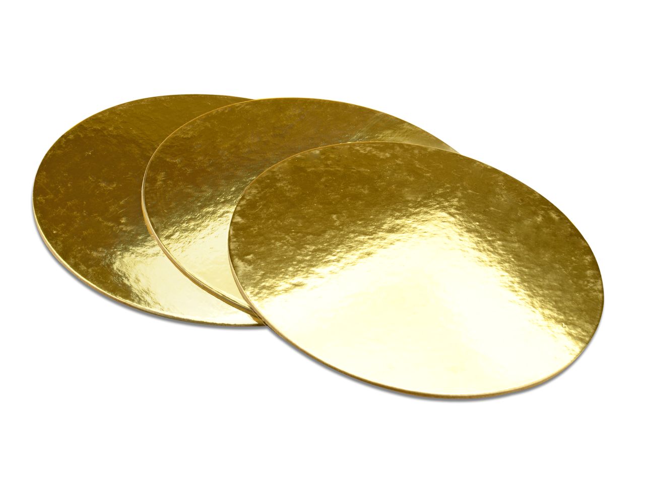 Cake-Masters Golden Plate 30cm gold glänzend 3 Stück