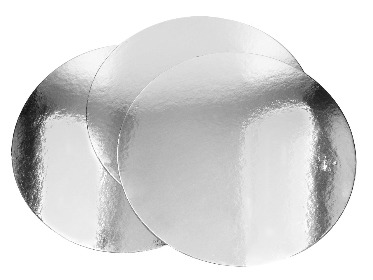 Cake-Masters Silver Plate 30cm silber glänzend 3 Stück