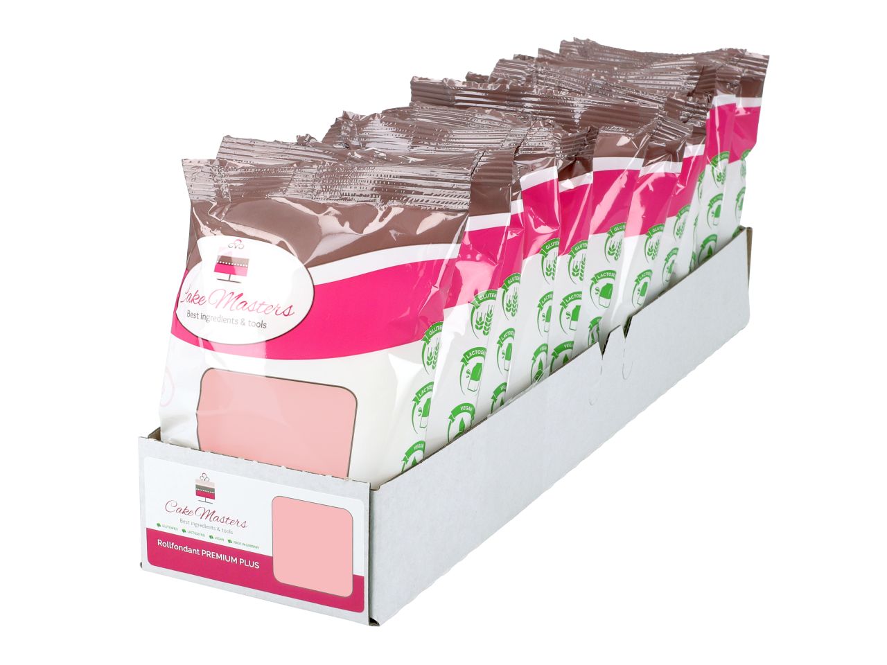 11x Cake-Masters roll fondant PREMIUM PLUS pink 250g