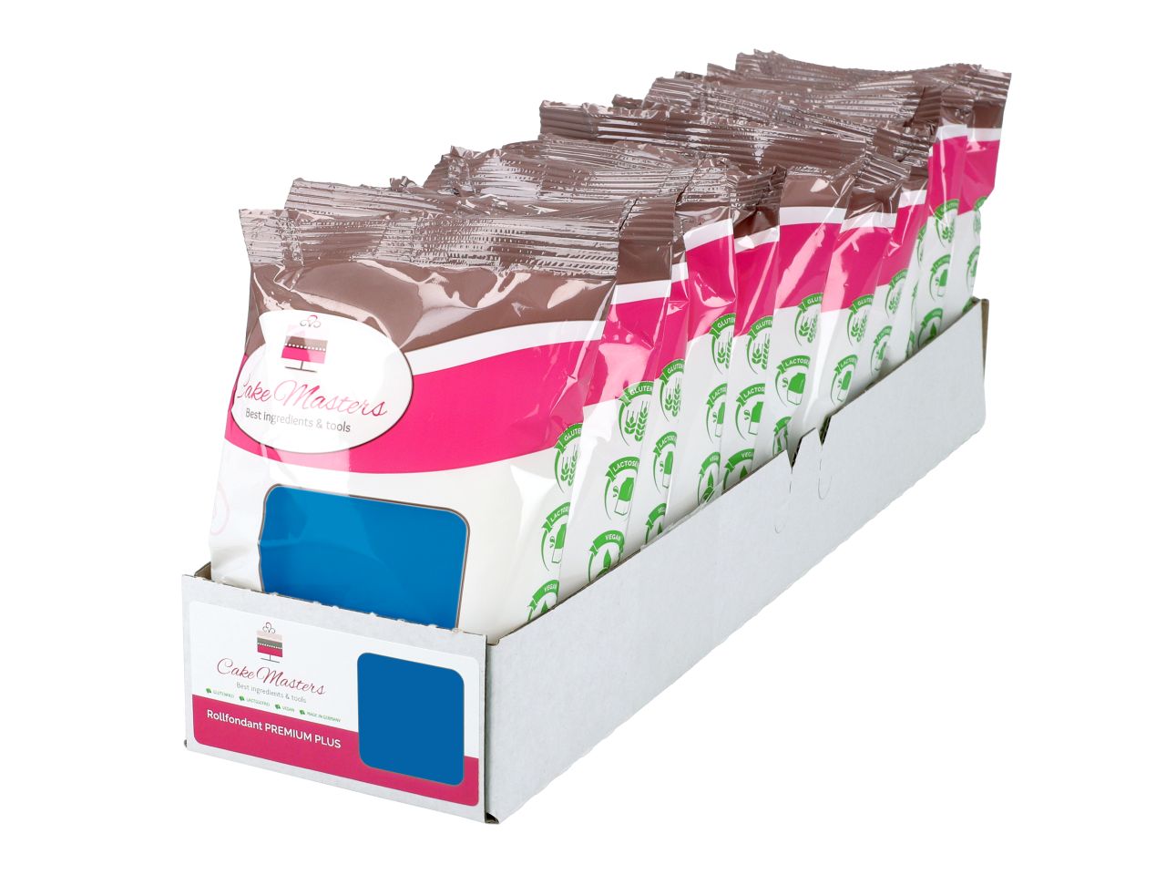 11x Cake-Masters roll fondant PREMIUM PLUS blue 250g