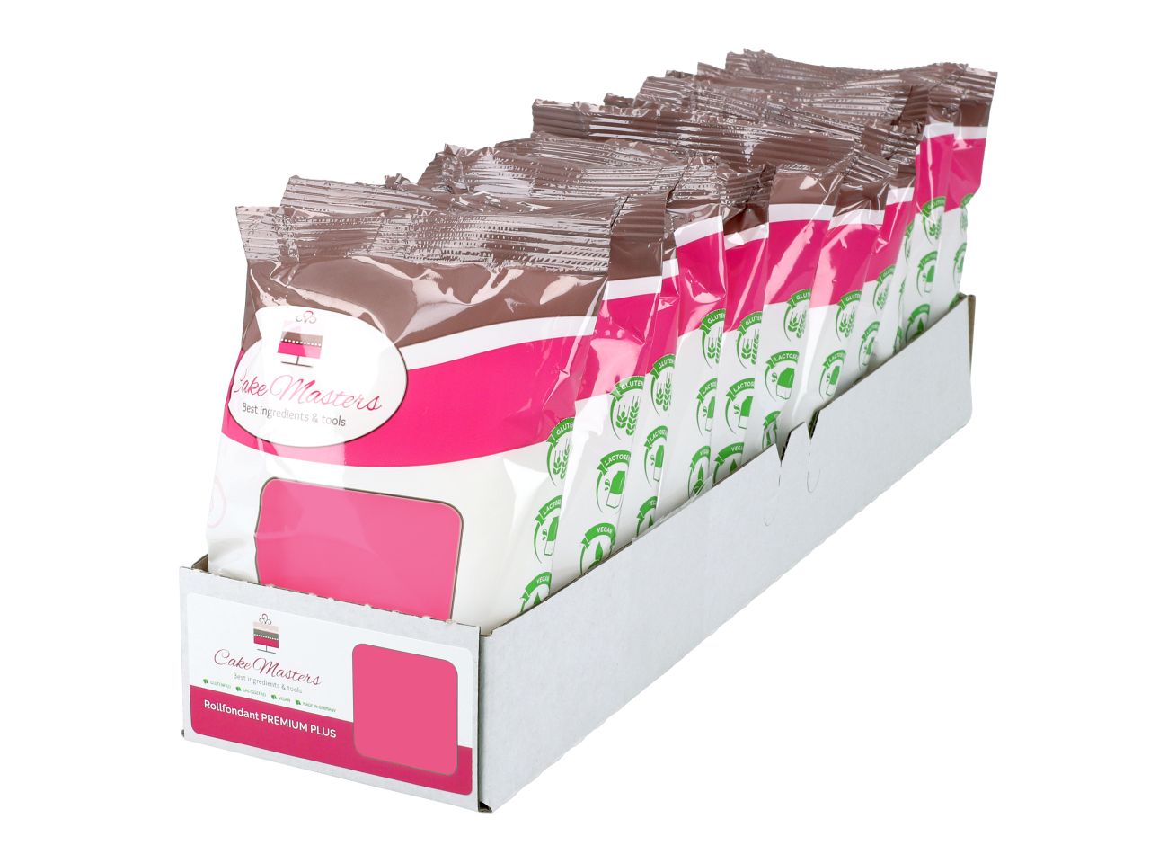 11x Cake-Masters roll fondant PREMIUM PLUS pink 250g