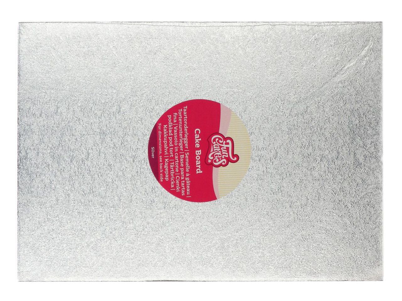 FunCakes Cake Card Rectangular 35cmx25cmx3mm