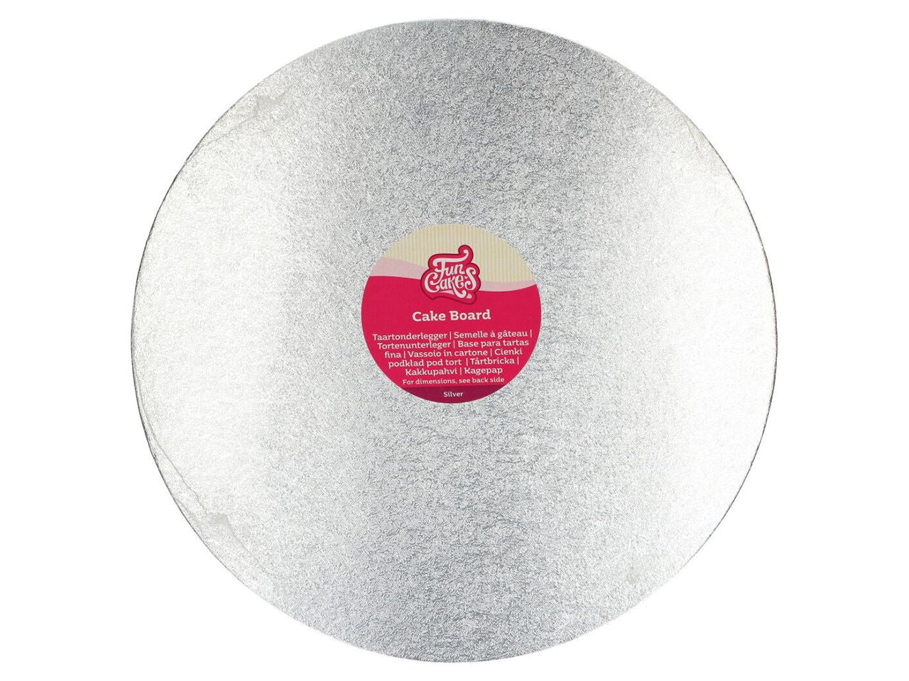 FunCakes Cake Card Rund 35cm, Stärke 3mm