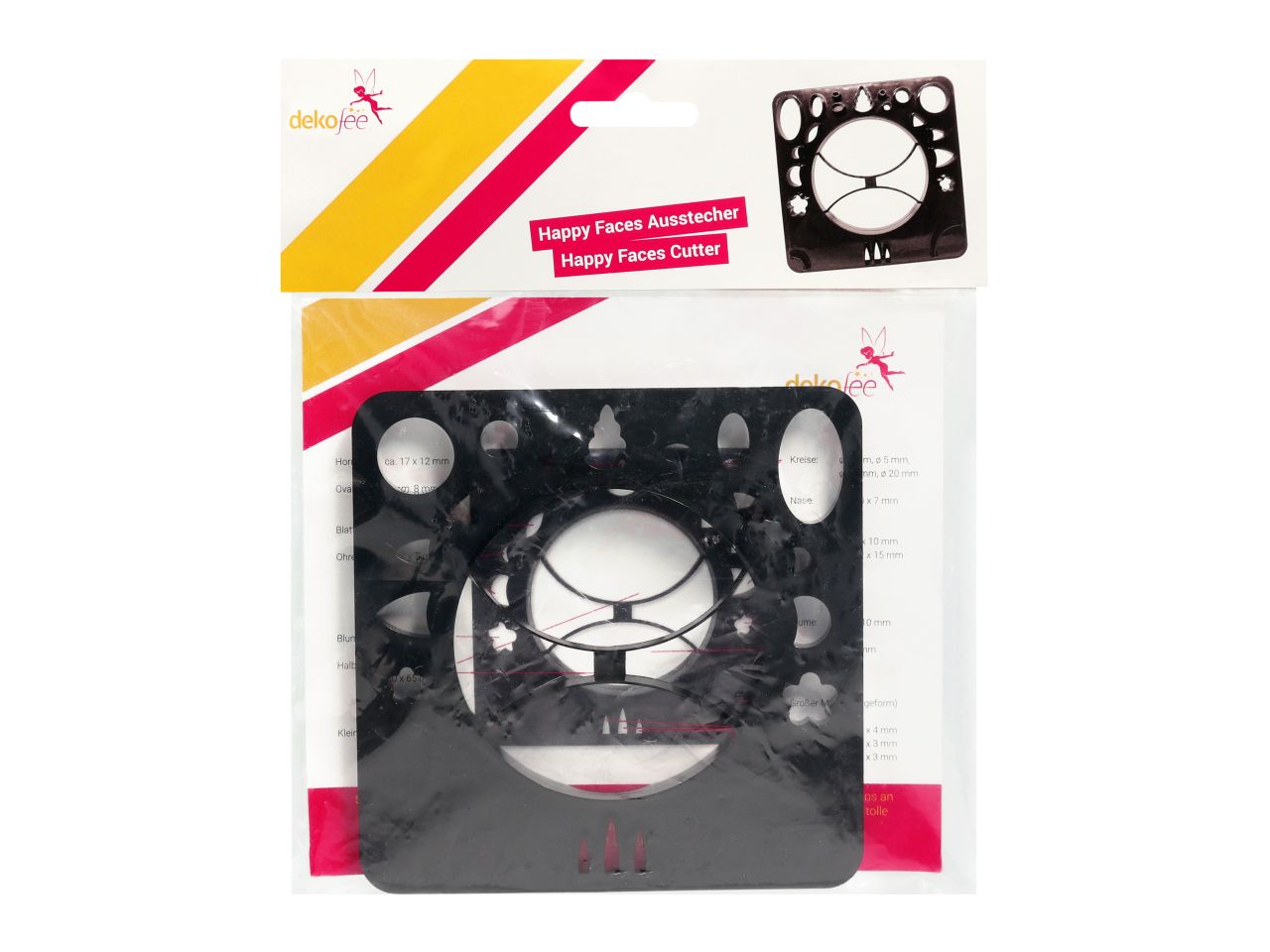 dekofee Happy Faces Ausstecher mit Agnes Linsen