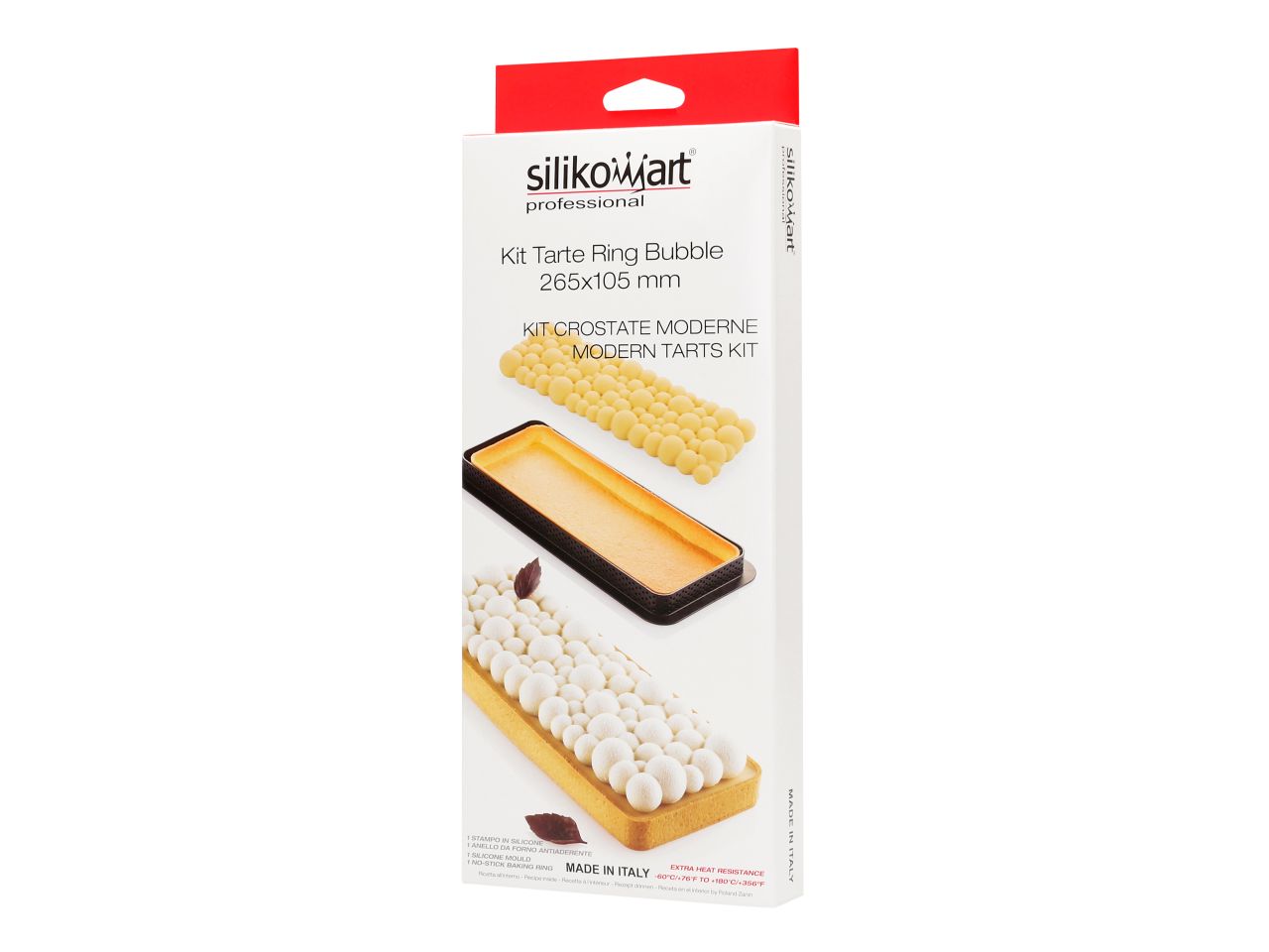 Silikomart Silikonform Kit Tarte Ring Bubble 265x105mm