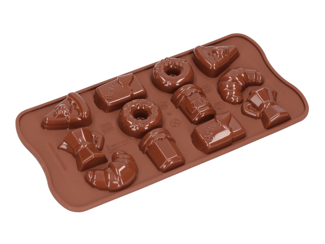 Silikomart silicone chocolate mold Choco Good Morning