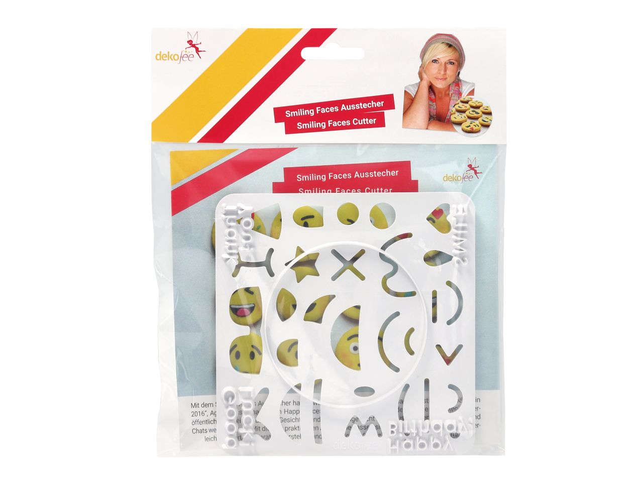 dekofee Smiling Faces Cutter