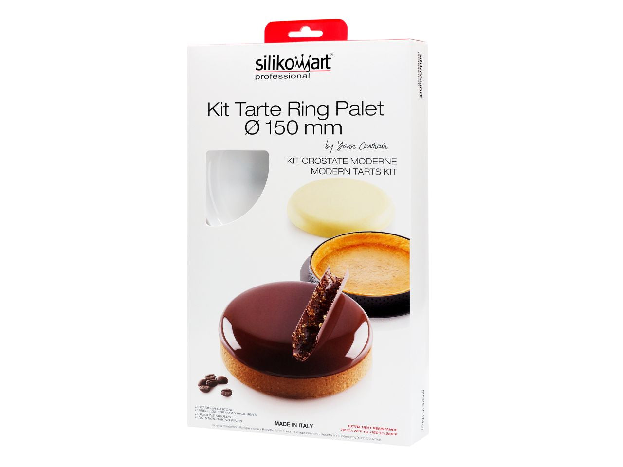 Silikomart Silikonform Kit Tarte Ring Palet 150mm