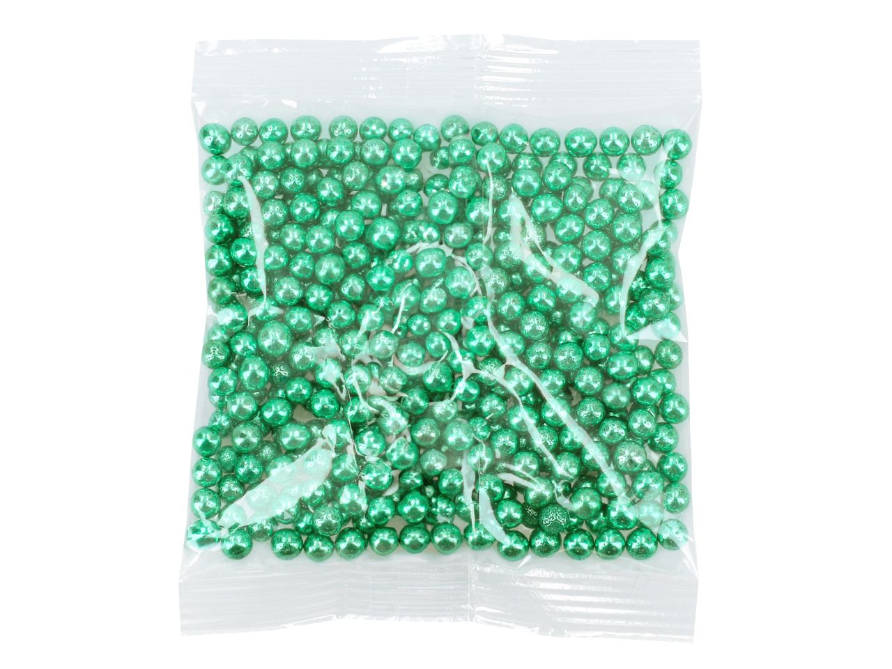 CM Basics Soft Sugar Pearls Metallic Green 7mm 60g