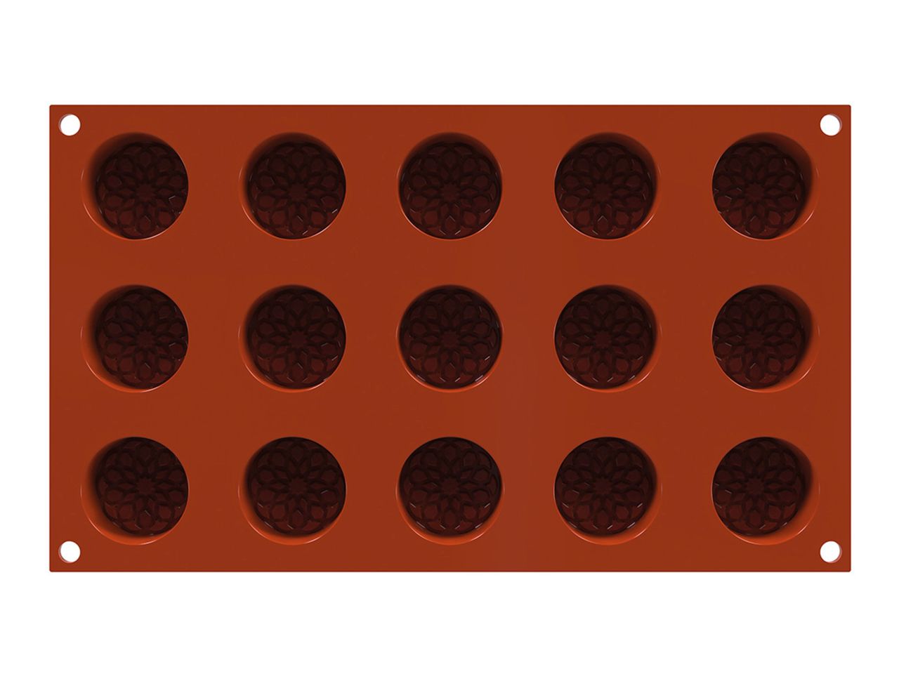 Silikomart silicone mold Mauresque round 40mm