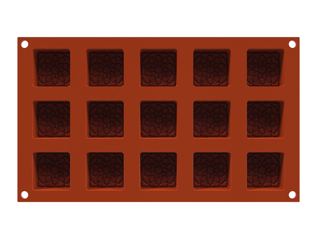 Silikomart silicone mold Mauresque Square 40x40mm