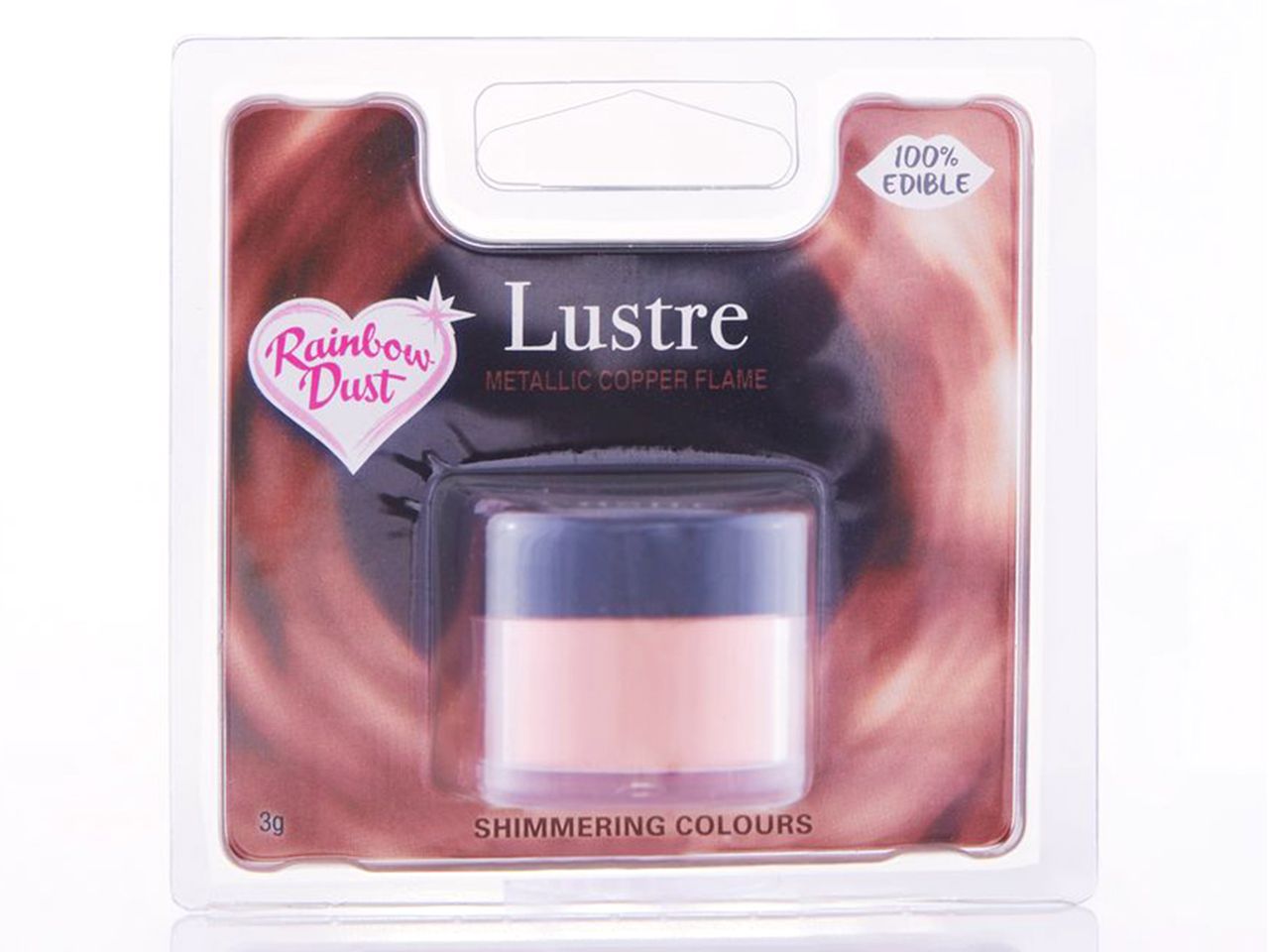 Rainbow Dust Puderfarbe Metallic Copper Flame 3g