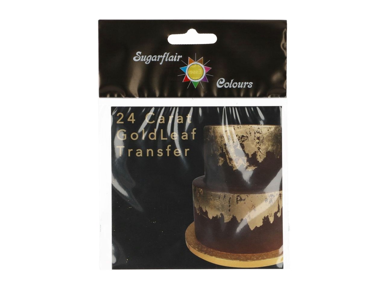 Sugarflair Essbares Blattgold, 8 x 8 cm 24 Karat