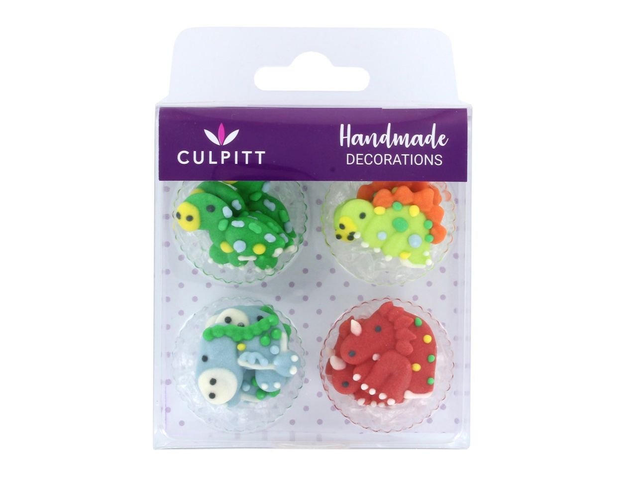 Culpitt Zuckerdekor Dinosaurier 2,5cm 12 Stück