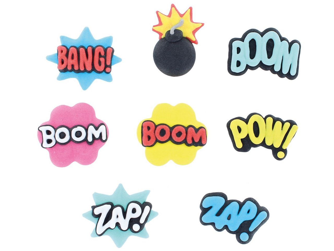 Culpitt Zuckerdekor Superheld 35mm 72 Stück