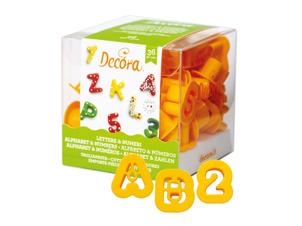 Decora Buchstaben- und Zahlenausstecher 36tlg.