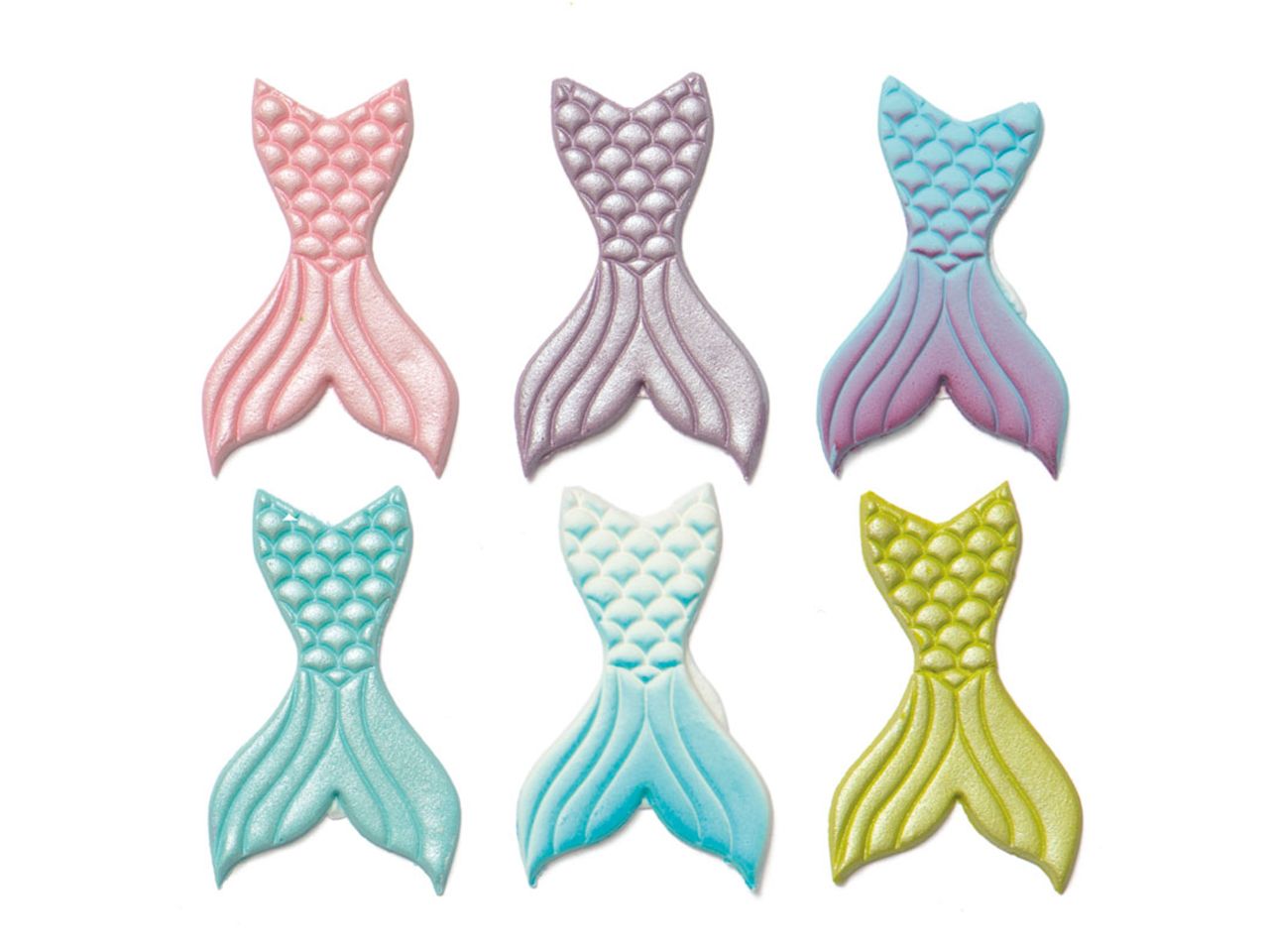 Decora Zuckerdekore Meerjungfrau 6 Stück