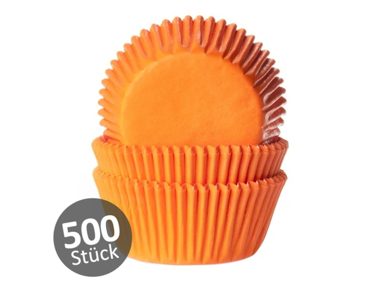 House of Marie Muffinförmchen orange 500 Stück