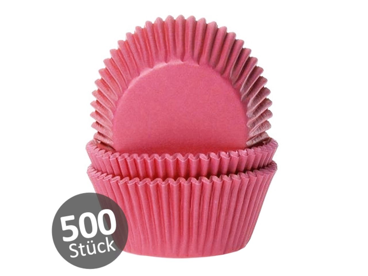 House of Marie Muffinförmchen pink 500 Stück