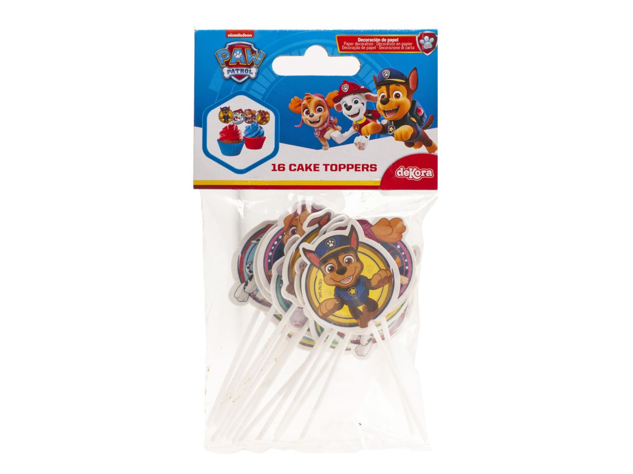 Dekora Cake Topper Paw Patrol 16 Stück