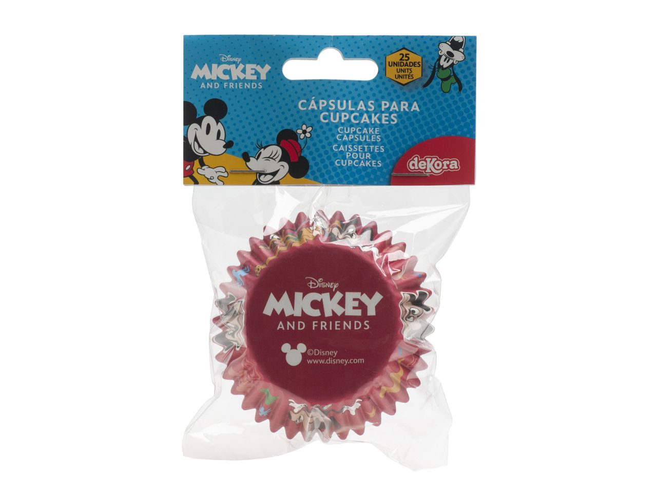 Dekora Disney Mickey Backförmchen 25 Stück