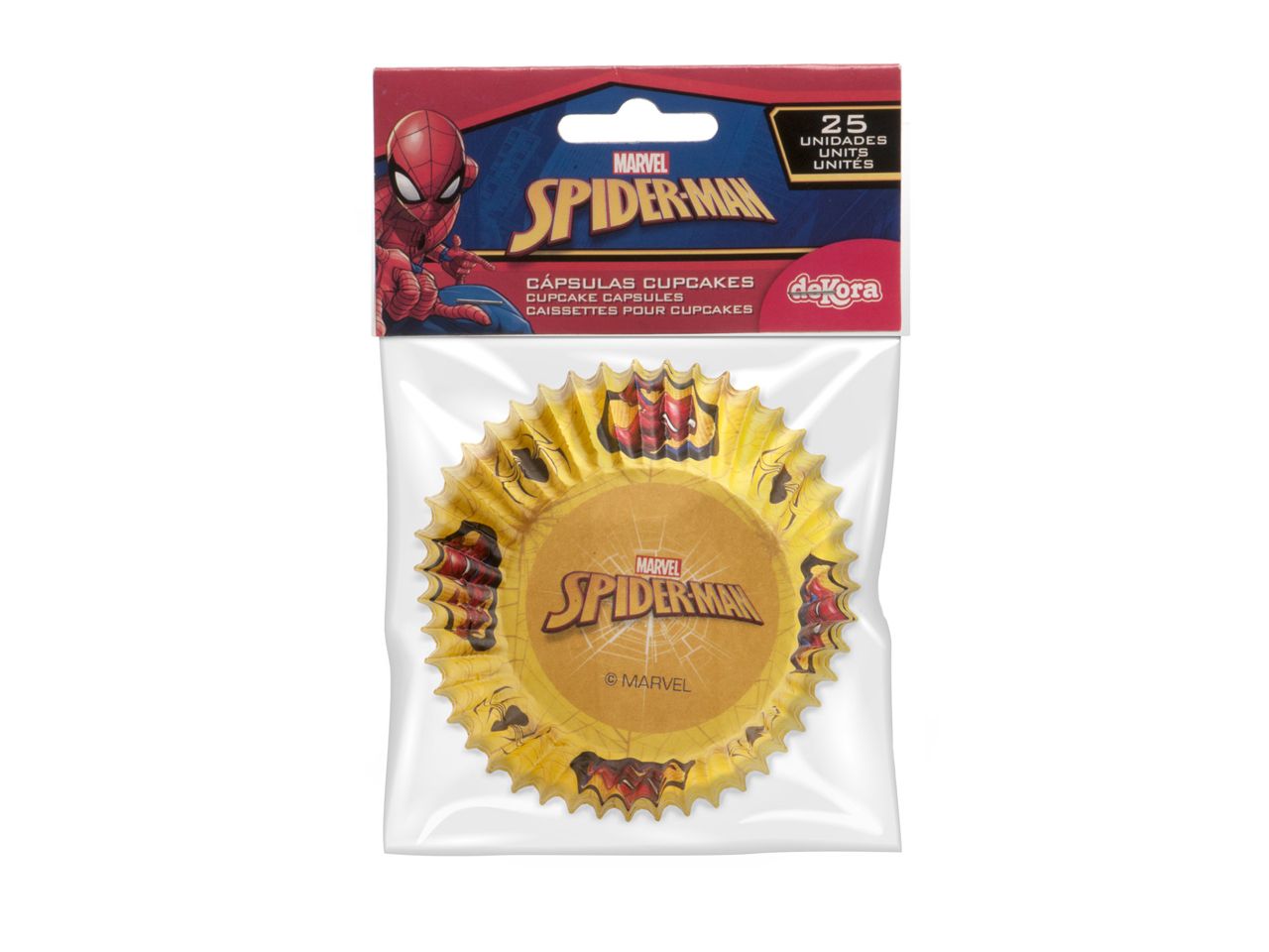 Dekora Marvel Spiderman Backförmchen 25 Stück