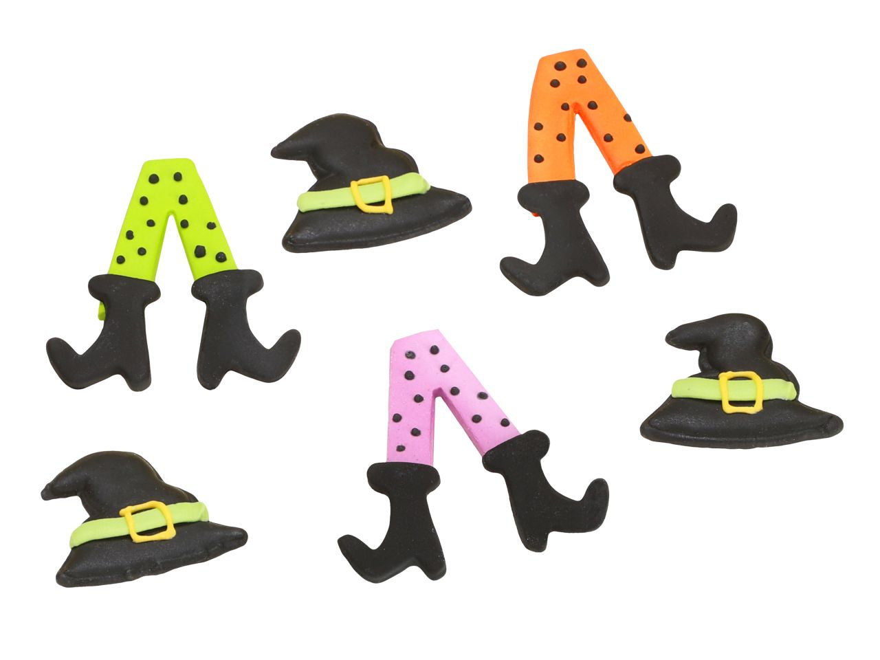 Cake-Masters Zuckerdekor Set Hexe 6 Stück
