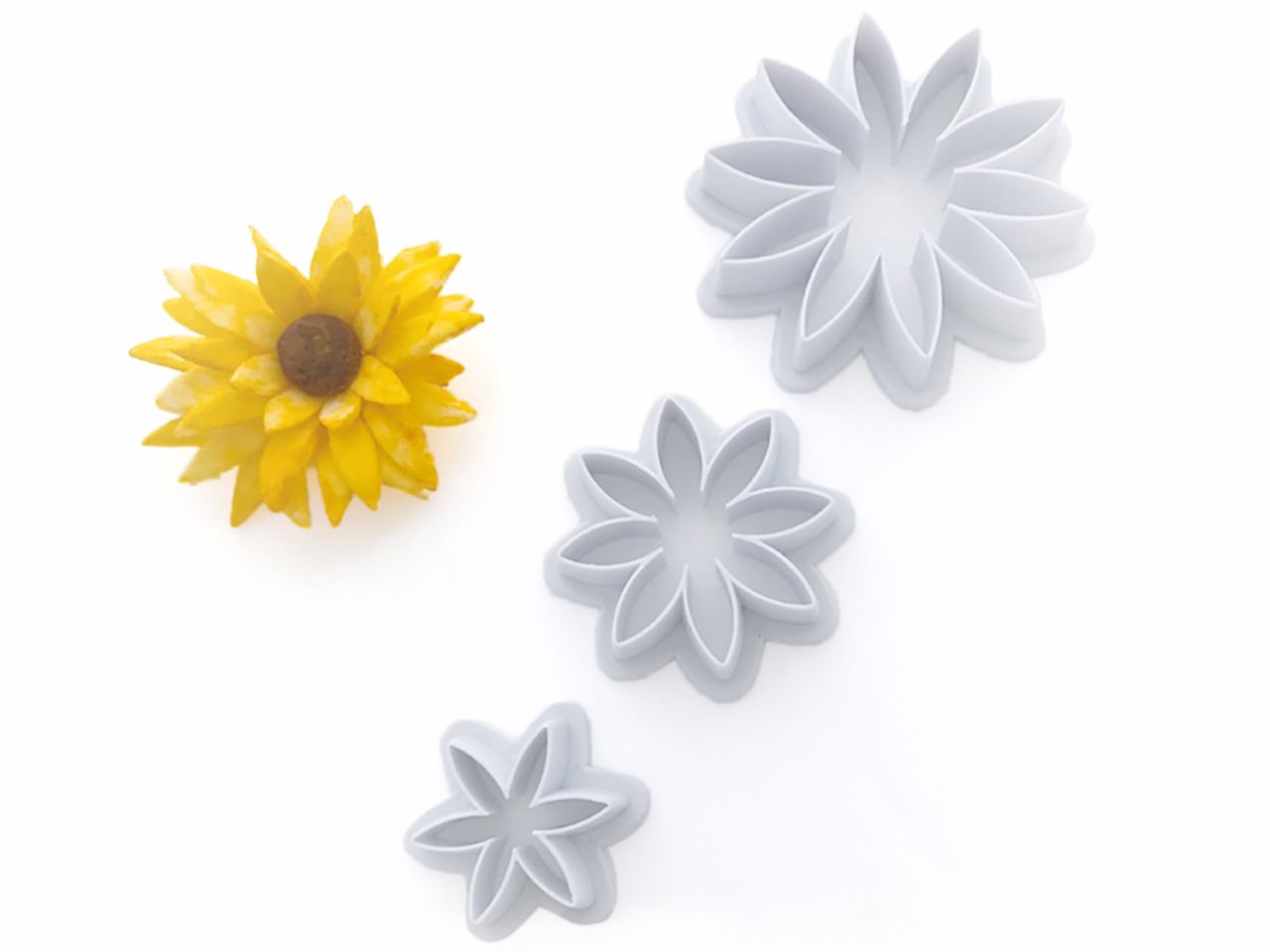 dekofee Sonnenblumen Ausstecher Set 3tlg.