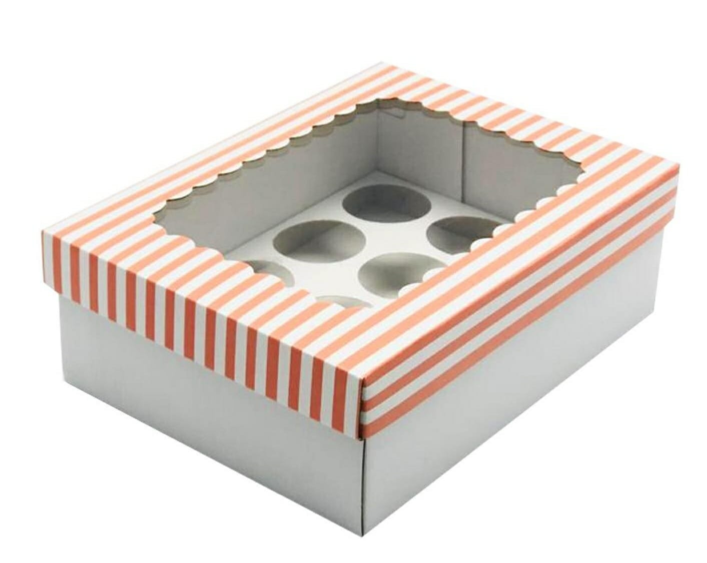 Cup Cakes box orange 22x30x10