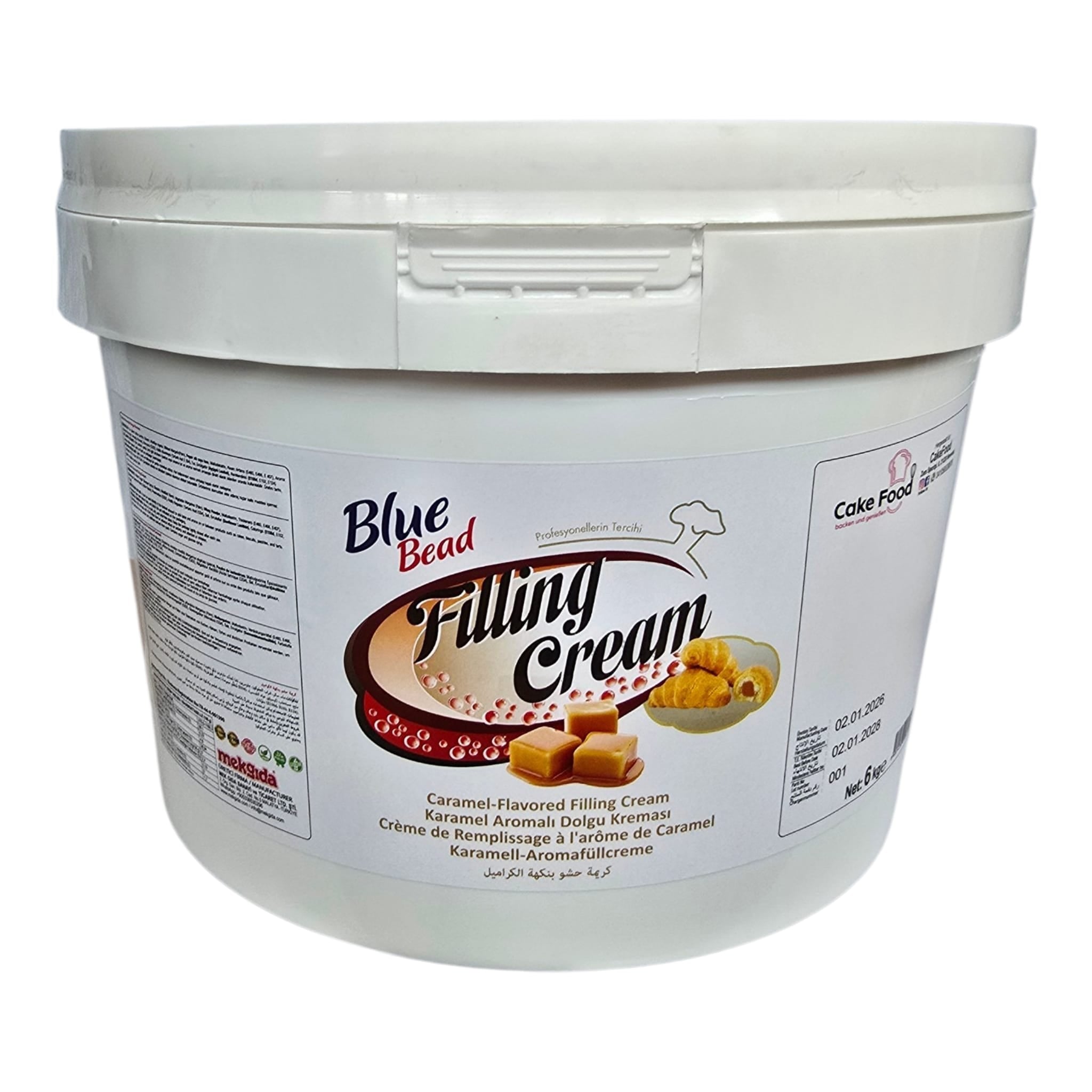 Blue Bead Karamell-Füllcreme 6 kg