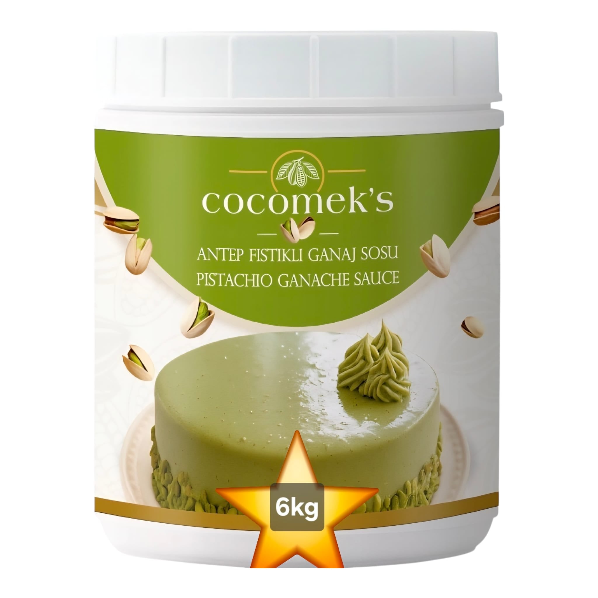Cocomeks Pistazien-Ganache-Sauce 6kg