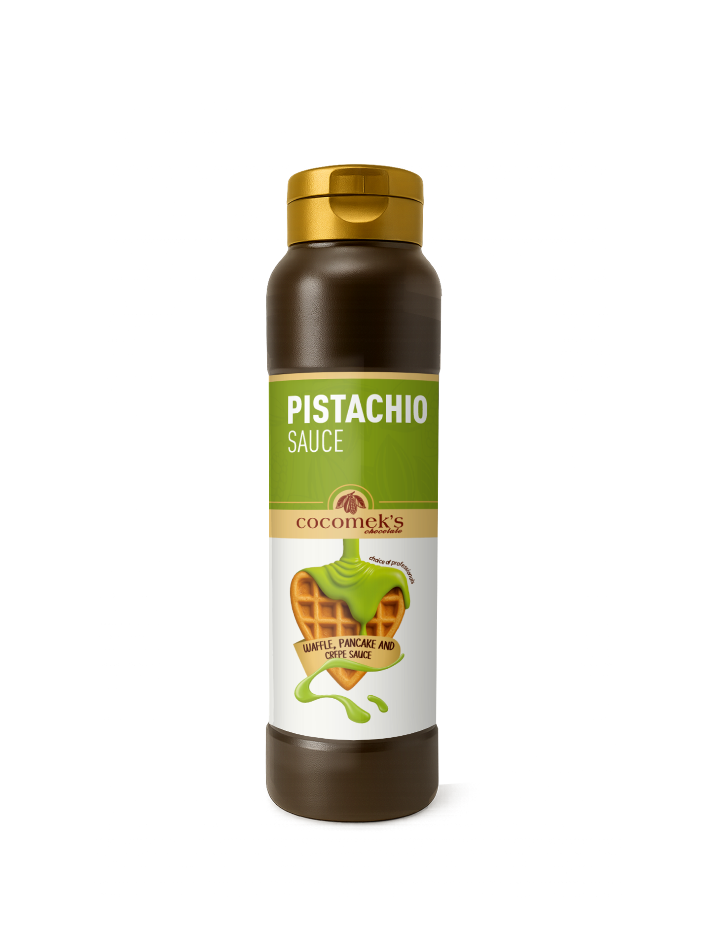 Cocomeks Pistazien-Sauce für Waffeln, Crêpes und Pancakes 1 kg