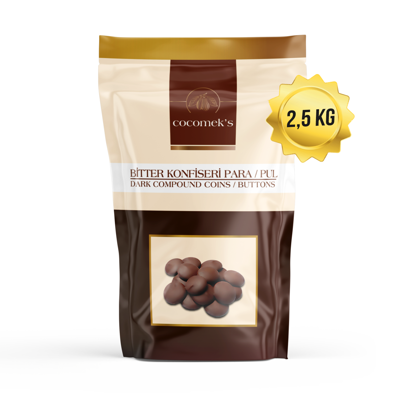 Bolerra Bitter Chips 2,5 Kg