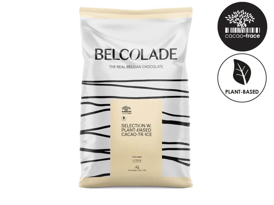 Belcolade Ivory Curved Door Chocolate Chips 15kg