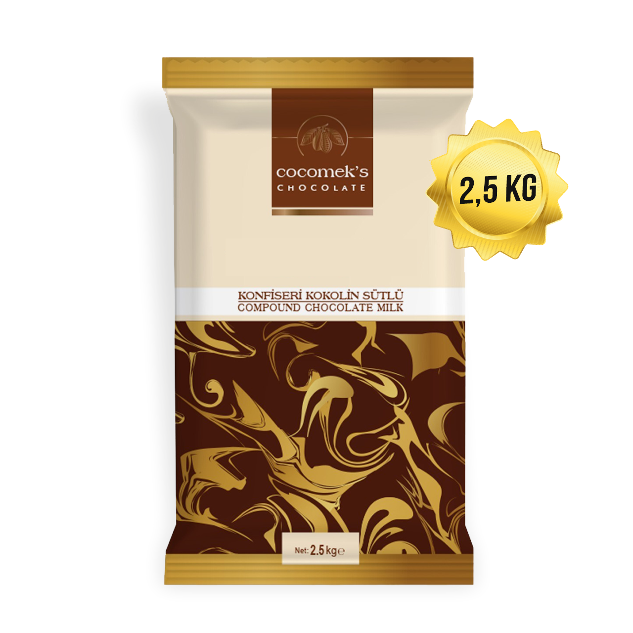 Cocomeks Konfiseri Çikolata Sütlü 2.5 KG