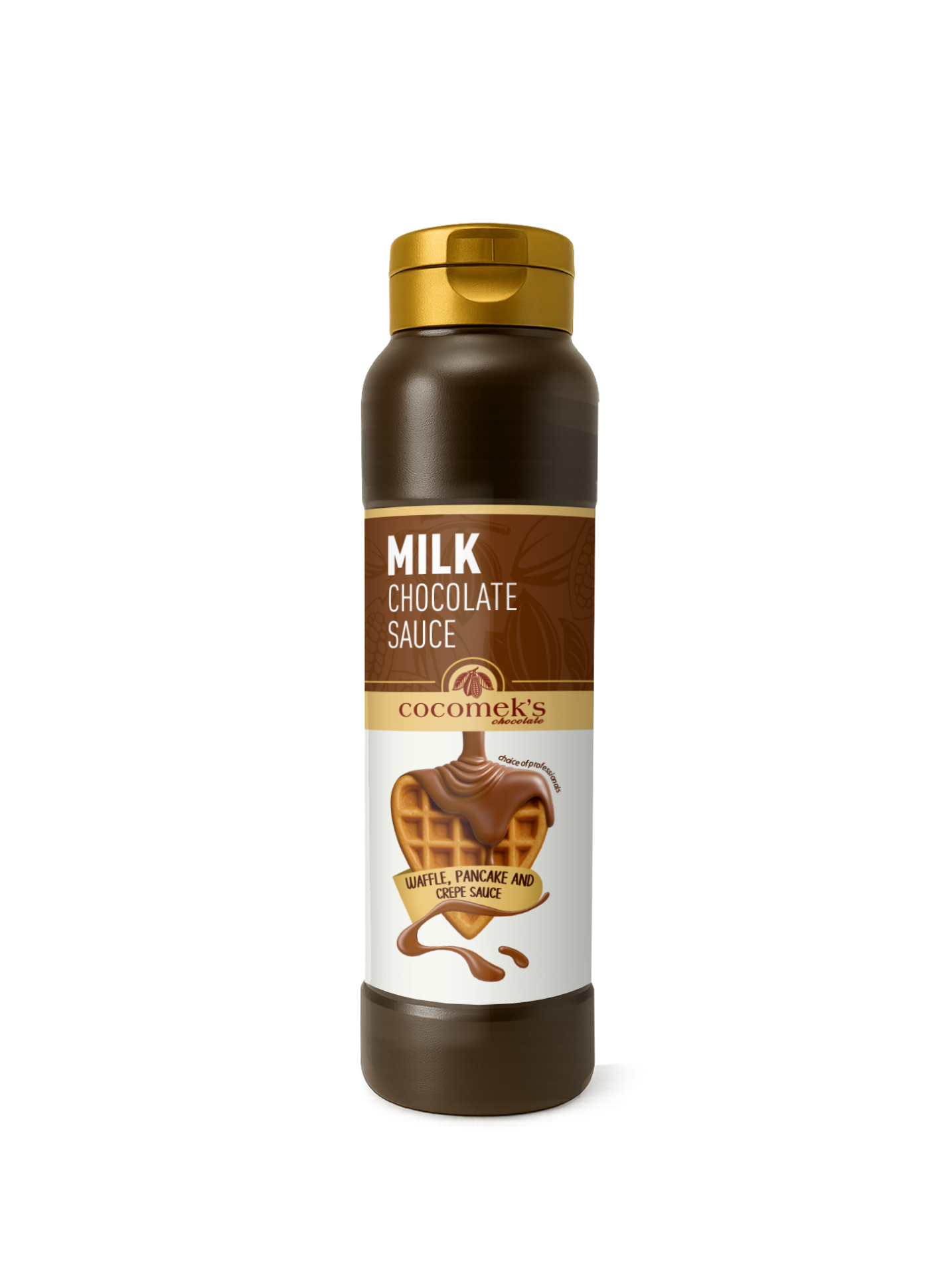 Cocomeks Milchschokoladen-Sauce für Waffeln, Crêpes und Pancakes 1 kg
