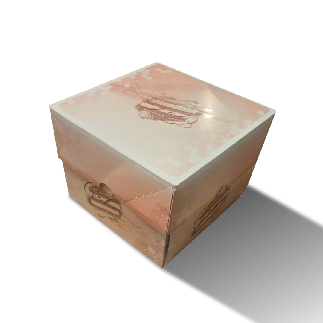 5 x Cake Box Classic Pro - 36 x 36 x 20/27 cm - yüksekliği ayarlanabilir